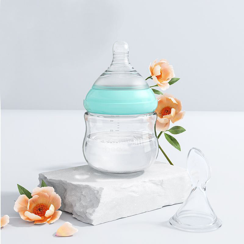 Baby Feeding Spoon Glass Bottle