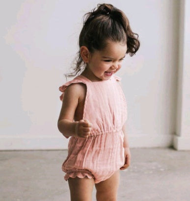 Baby Cotton Ruffled Romper