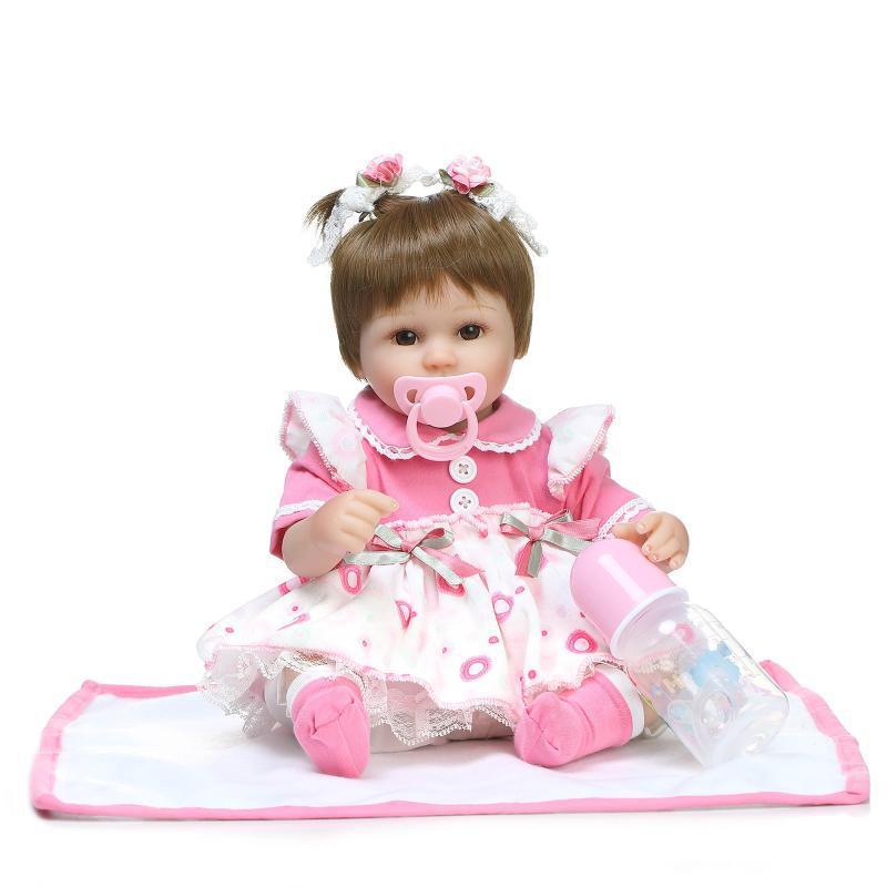 Simulation Soft Rubber Baby Doll Toy