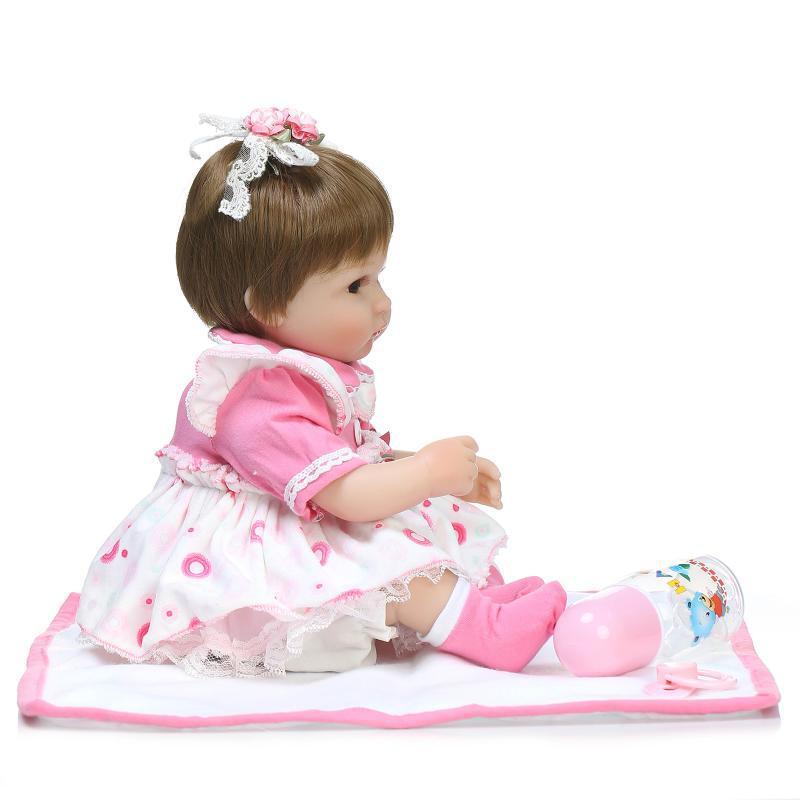 Simulation Soft Rubber Baby Doll Toy
