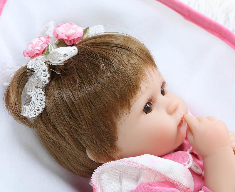Simulation Soft Rubber Baby Doll Toy