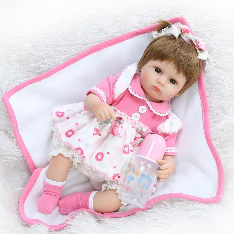 Simulation Soft Rubber Baby Doll Toy