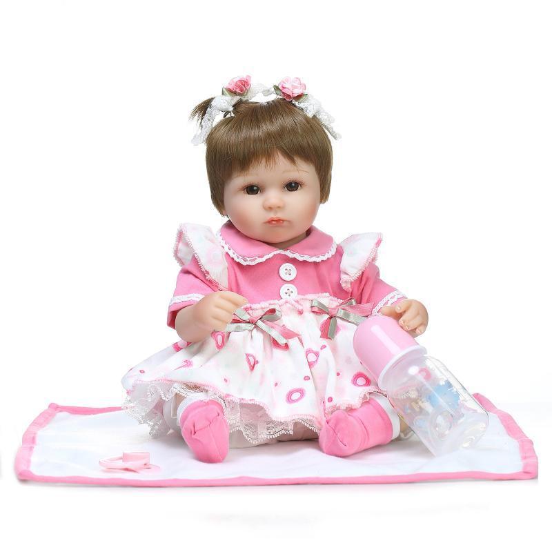 Simulation Soft Rubber Baby Doll Toy