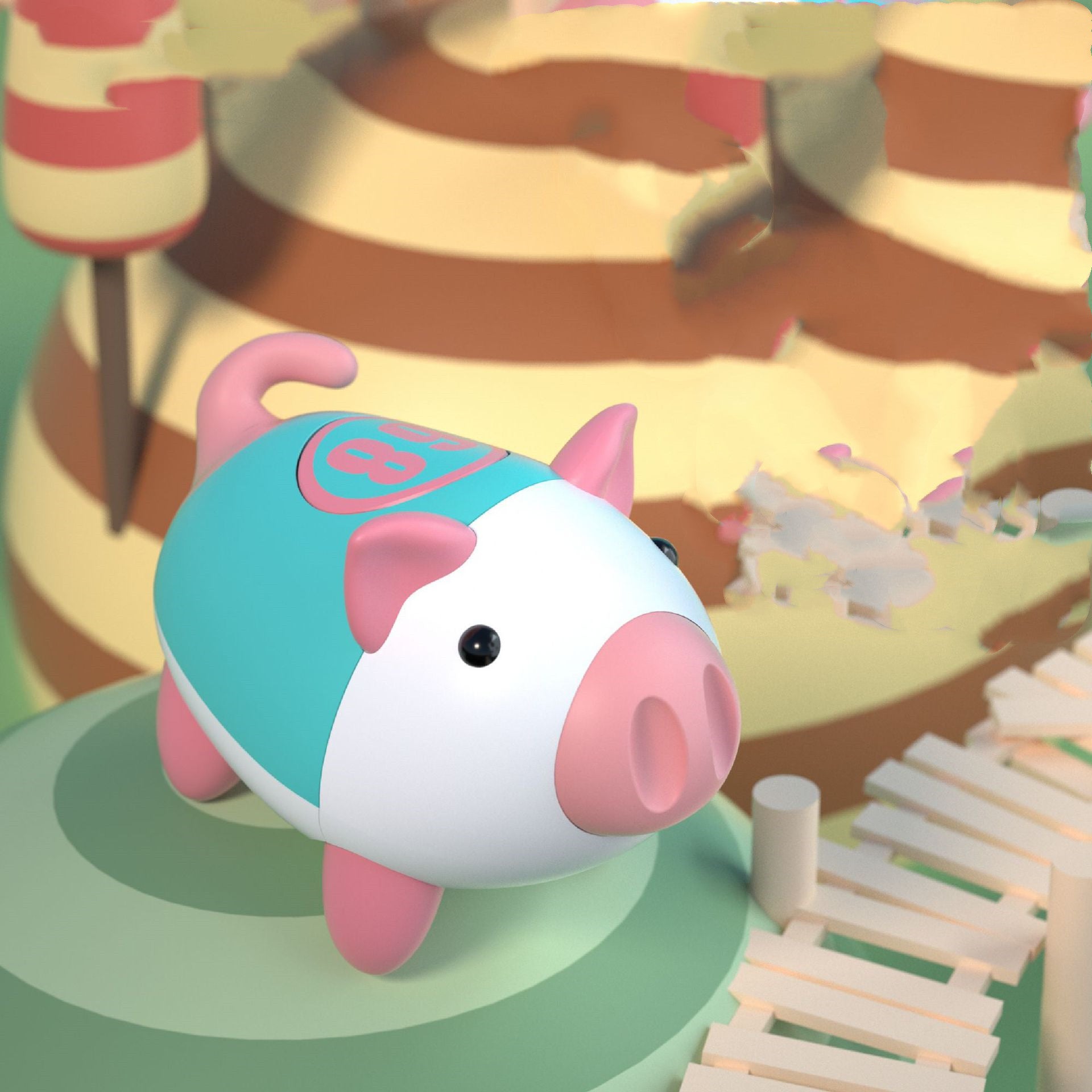 Hum Pig Induction Piglet Baby Toy