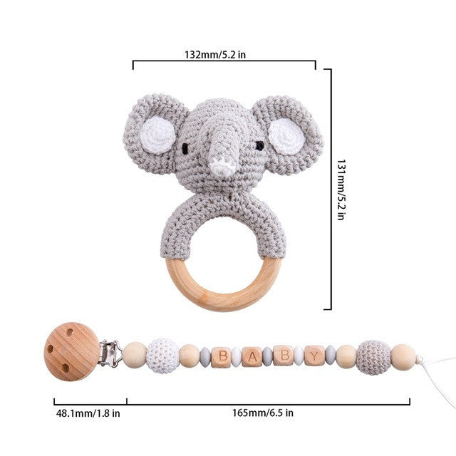 Baby Teethering Safety Wooden Toy
