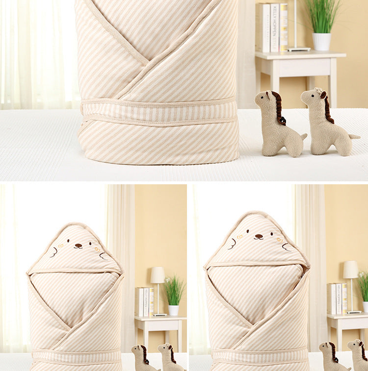 Bear Cartoon Brown Stripe Child