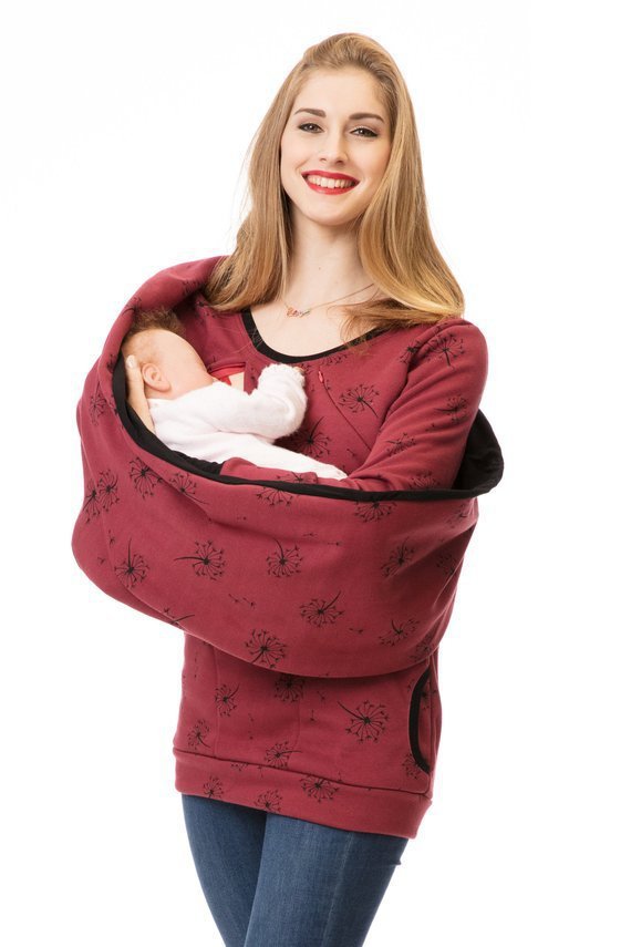 Printed Round Neck Maternity Wear