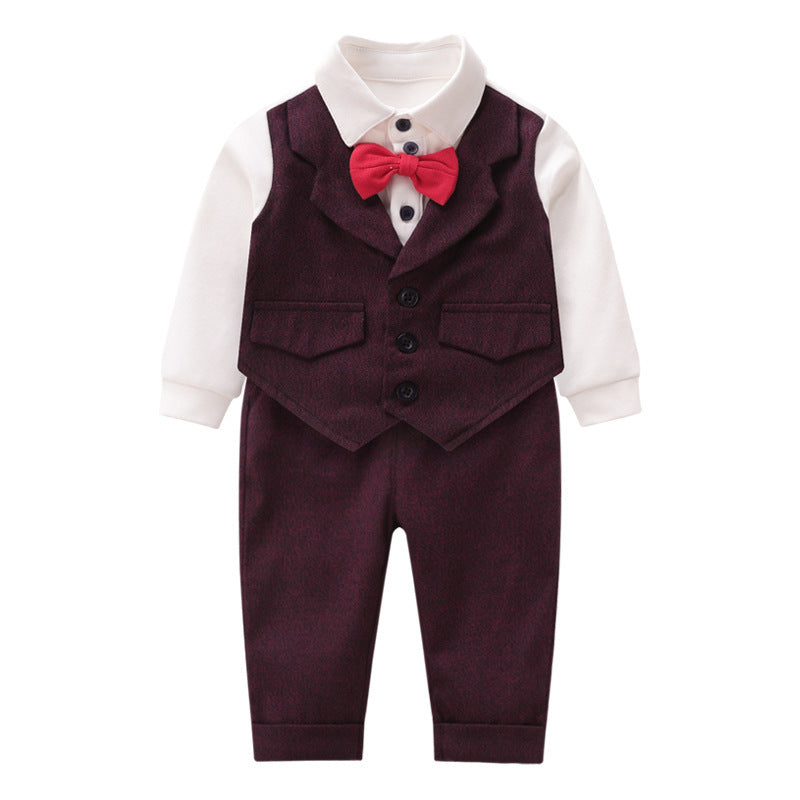 Baby gentleman climbing dress