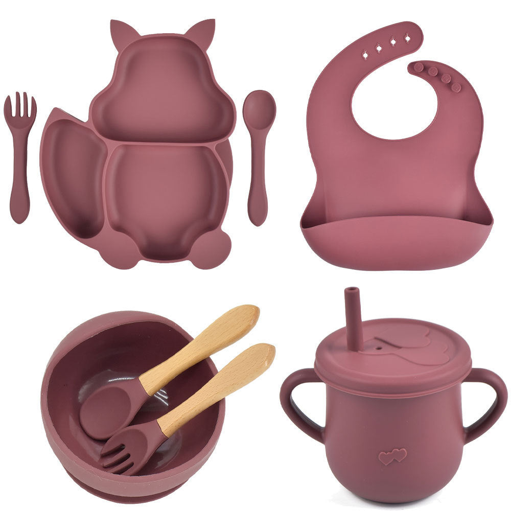 Silicone Children's Tableware Baby Feeding