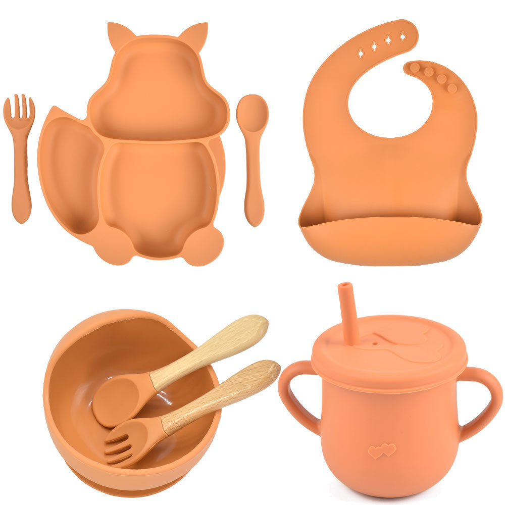 Silicone Children's Tableware Baby Feeding