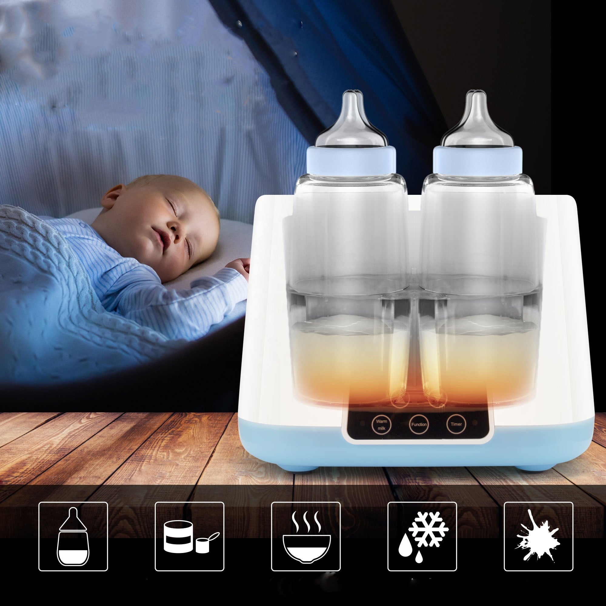 Baby Automatic Feeding Bottle