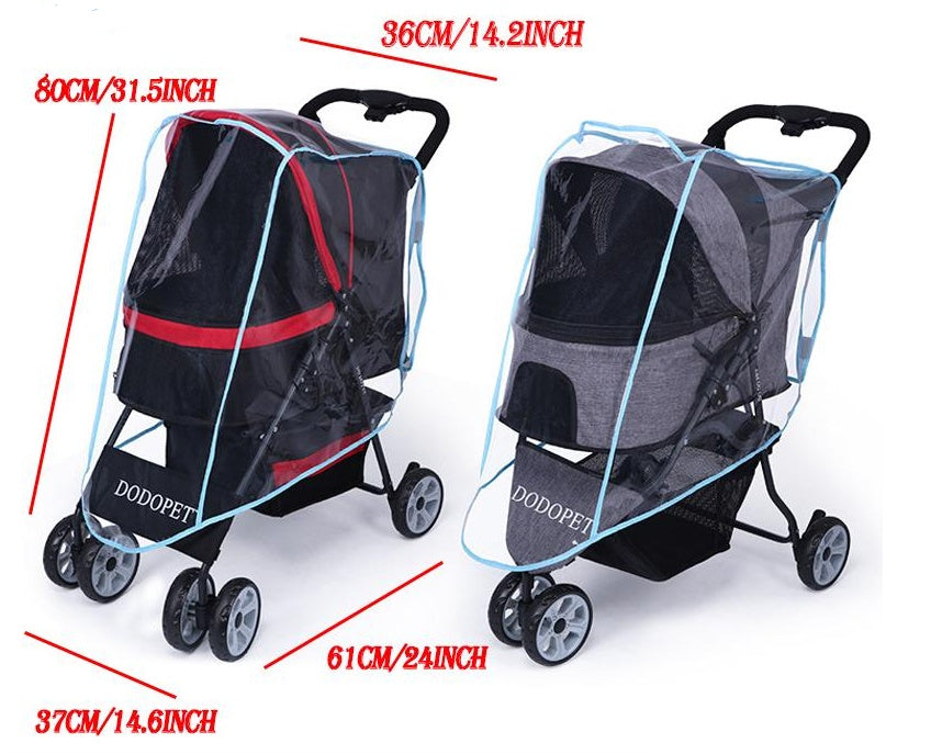 Pet Stroller Rain Cover Baby Stroller