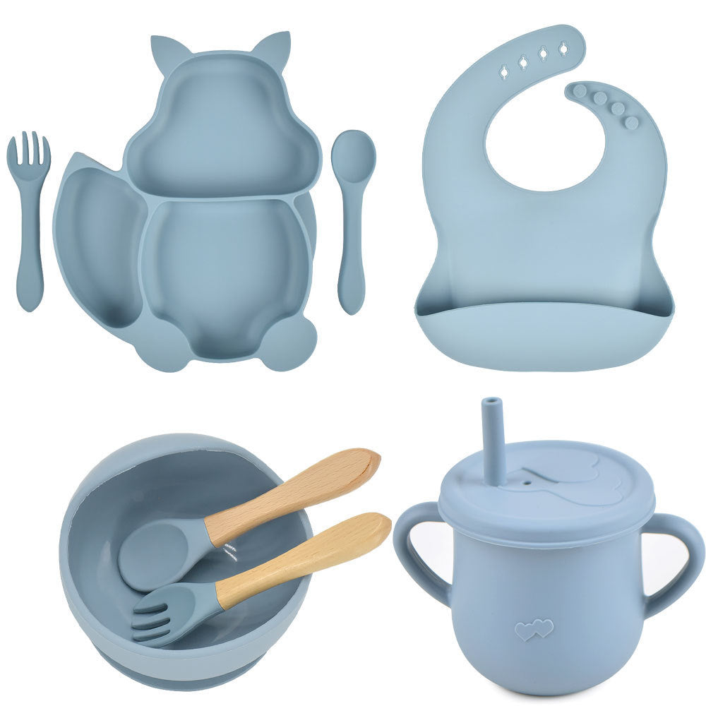 Silicone Children's Tableware Baby Feeding