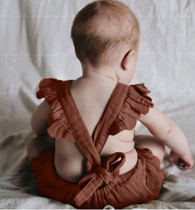 Baby Cotton Ruffled Romper