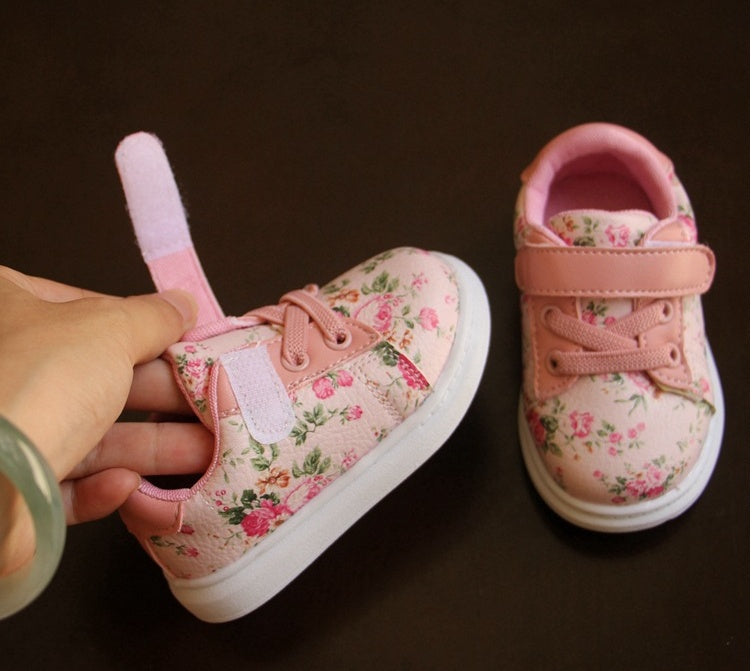 Baby small floral toddler shoes