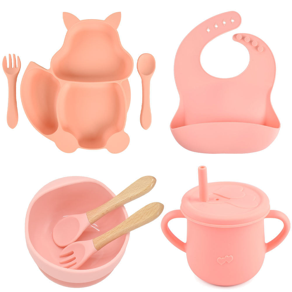 Silicone Children's Tableware Baby Feeding