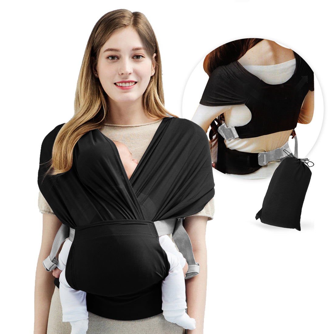 Hugging Baby Sling With Lights