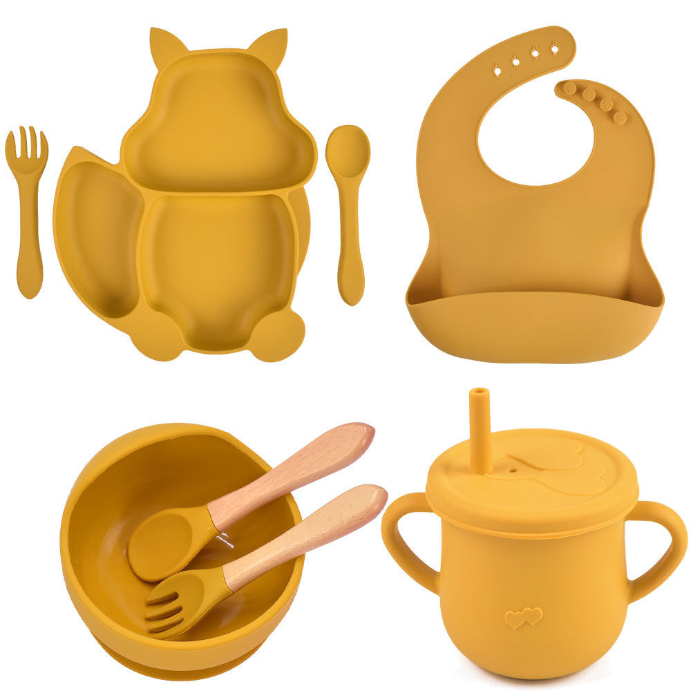 Silicone Children's Tableware Baby Feeding