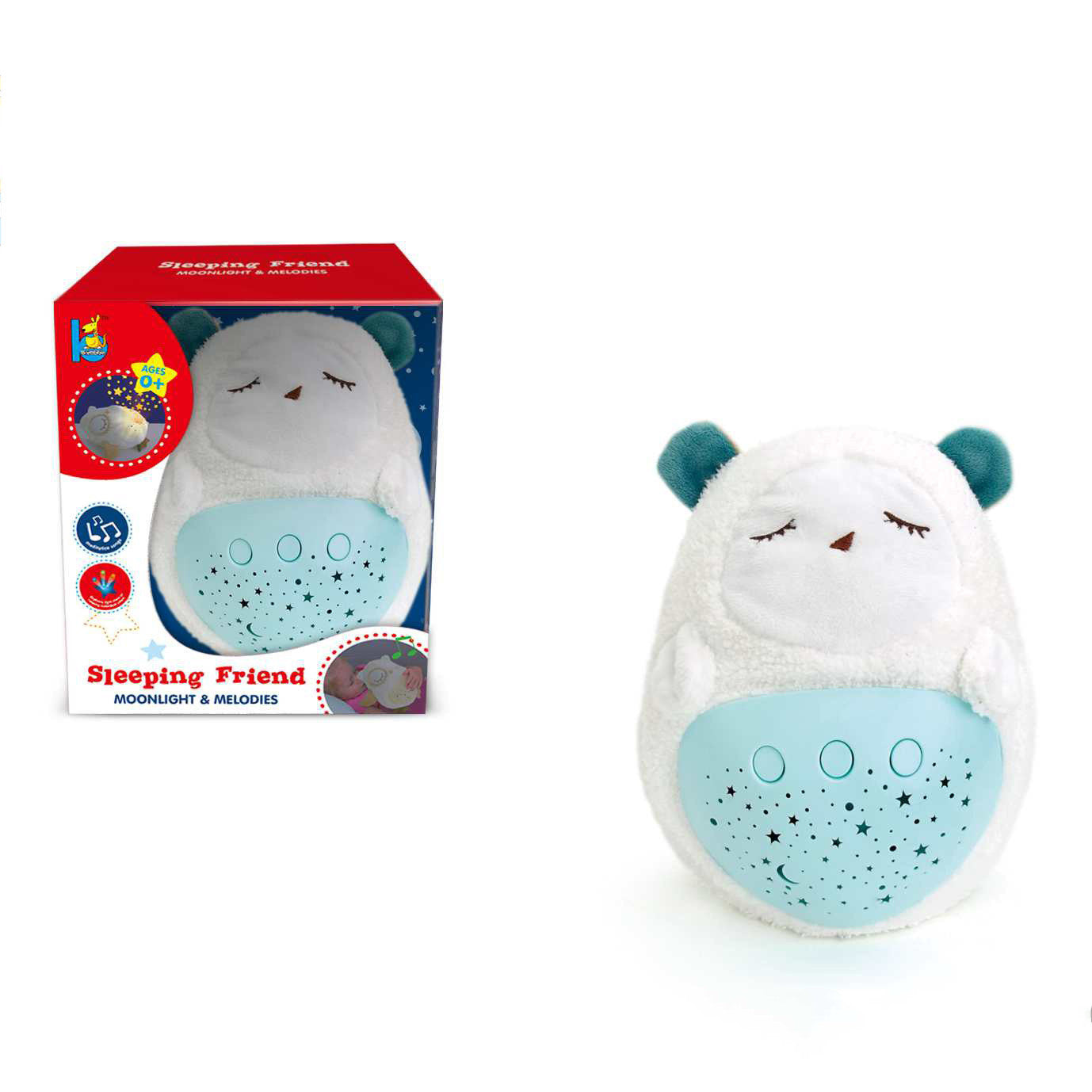 Baby soothing music glow toy