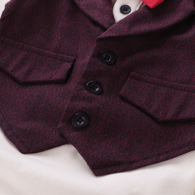 Baby gentleman climbing dress