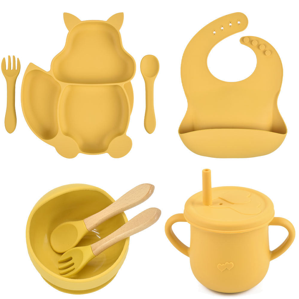 Silicone Children's Tableware Baby Feeding