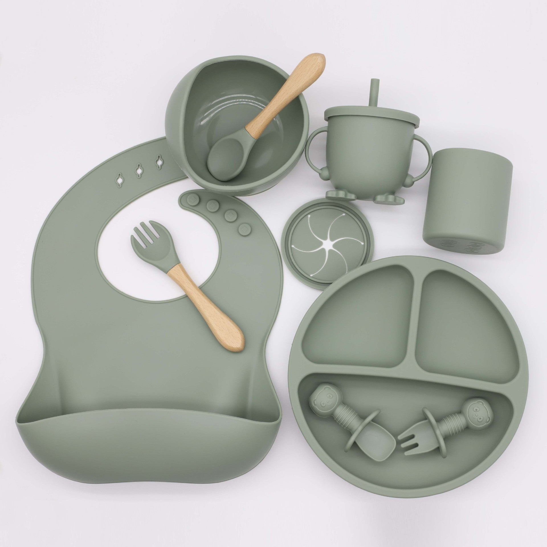 Baby Silicone Feeding Food Set