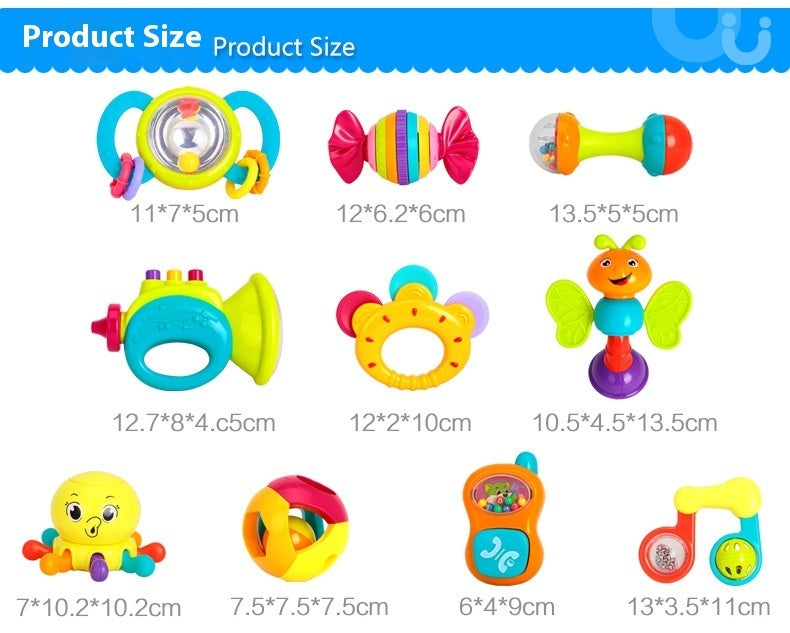 Baby Rattle Hand Grasping Toy