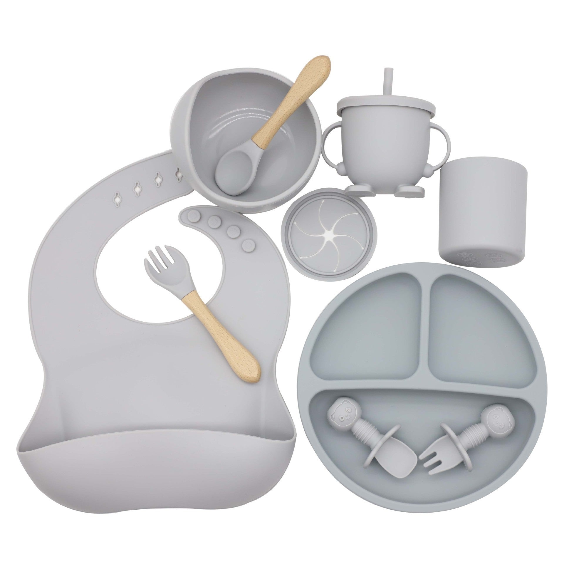 Baby Silicone Feeding Food Set