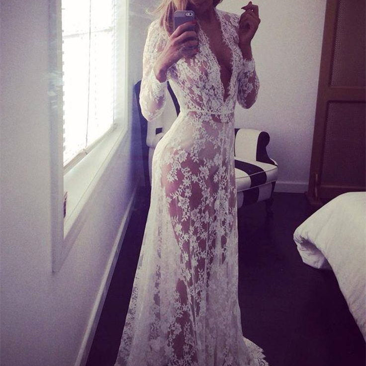 Pregnant Dress Pajamas Lace