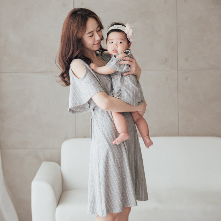 Maternity Dress Breastfeeding Parent Child