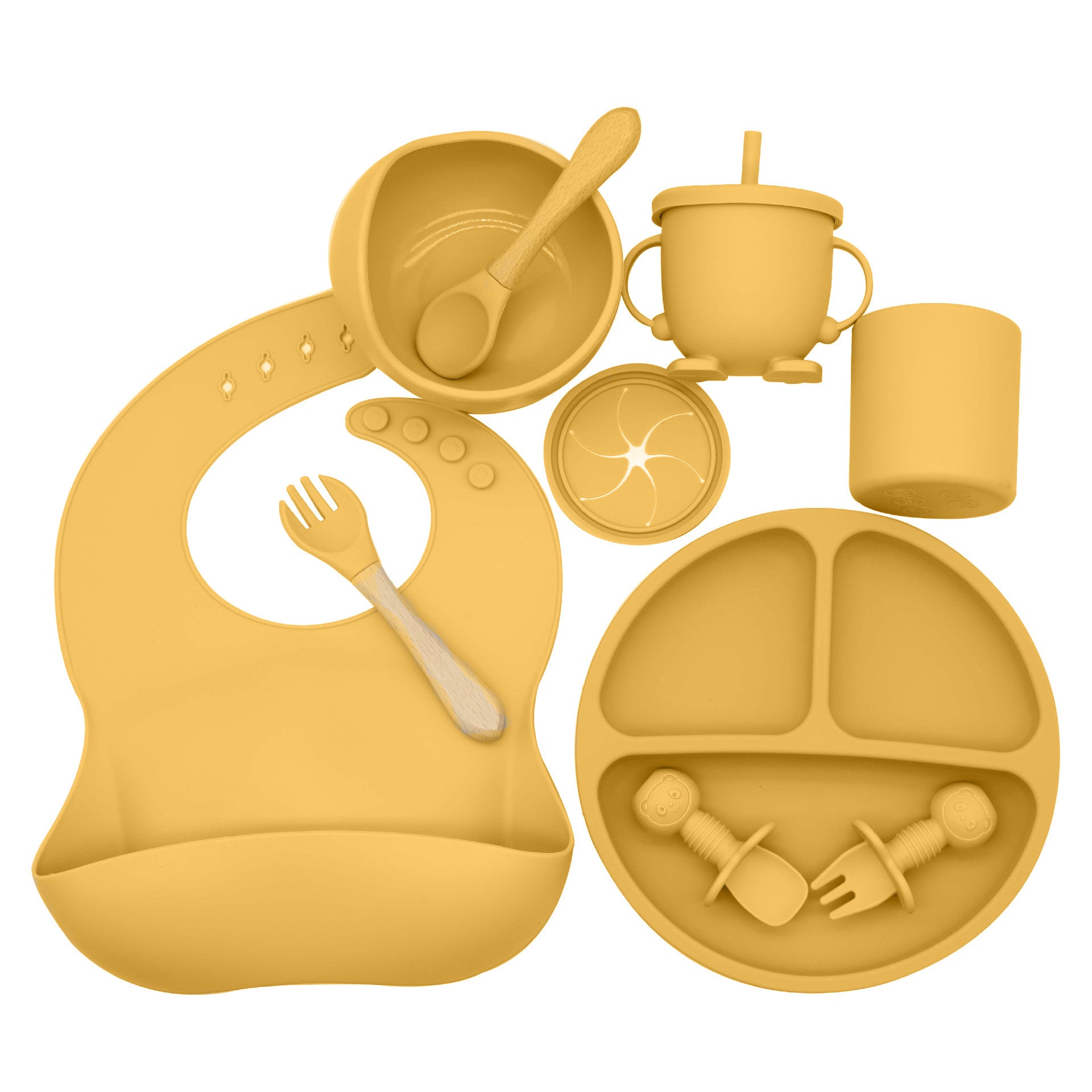 Baby Silicone Feeding Food Set