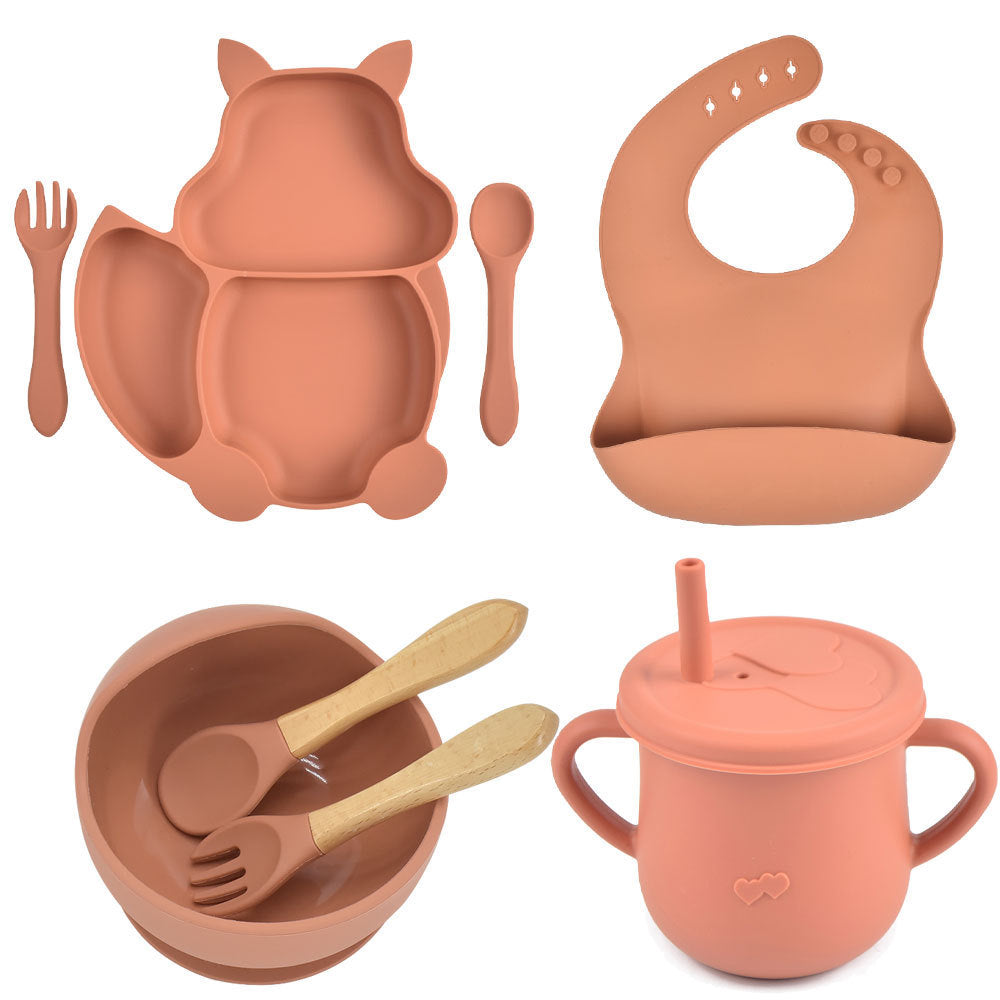 Silicone Children's Tableware Baby Feeding