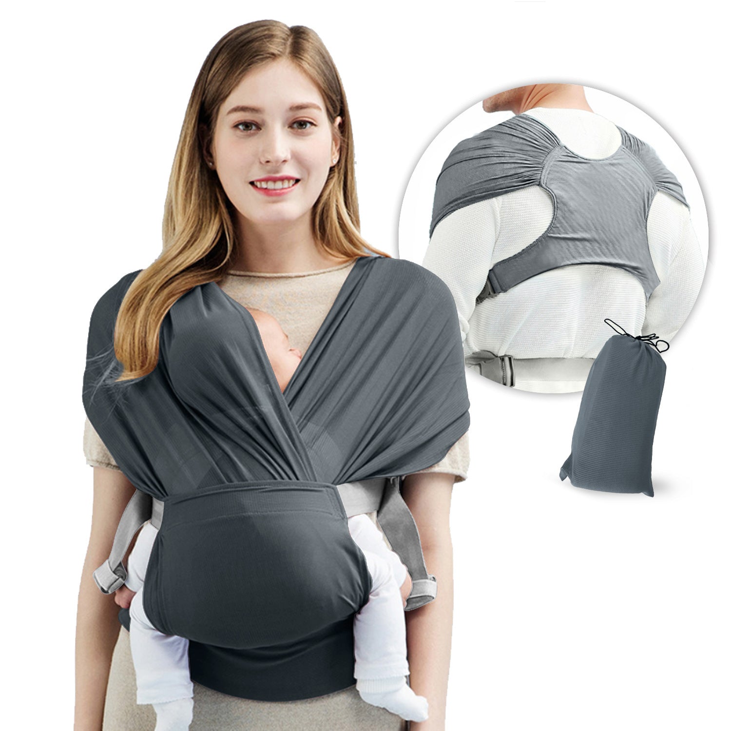 Hugging Baby Sling With Lights